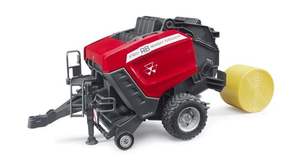 Massey Ferguson RB 4180V rondebalenpers - Bruder 2039