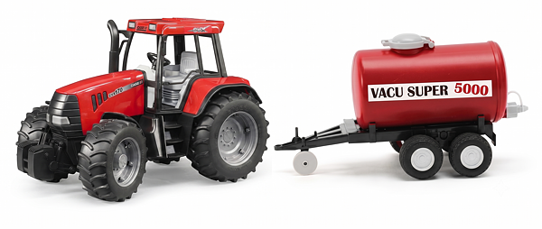Case CVX 170-tractor met tankwagen - Bruder 1184