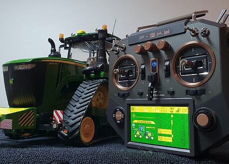 Interview met RC modelbouwer, hoe John Deere 9620RX nieuw leven in te blazen
