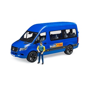 MB Sprinter minibus met chauffeur - Bruder 2681