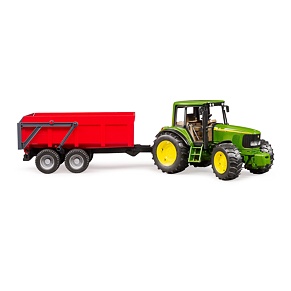 John Deere 6920 Tractor + kiepwagen - Bruder 2057