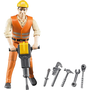 Bouwvakker figuur - Bruder 60020