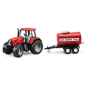 Case CVX 170-tractor met tankwagen - Bruder 1184
