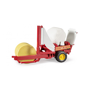 Balenwikkelaar + zwarte en gele balenwikkelaar - Bruder 2122