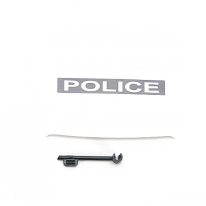 Kap voor Politie Jeep Wrangler Rubicon - Bruder 42506