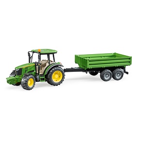 John Deere 5115M Tractor met wagen - Bruder 2108