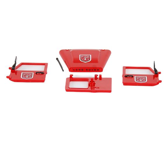 Deur en motorkap voor de brandweerwagen Land Rover - Bruder 42559