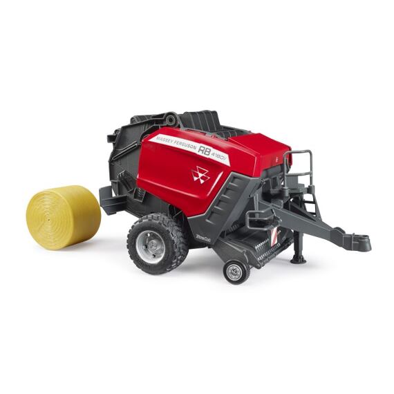 Massey Ferguson RB 4180V rondebalenpers - Bruder 2039