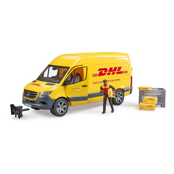 MB Sprinter DHL met chauffeur - Bruder 2671
