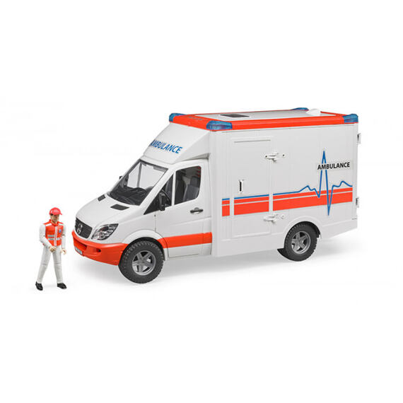 MB Sprinter ambulance met figuur - Bruder 2536