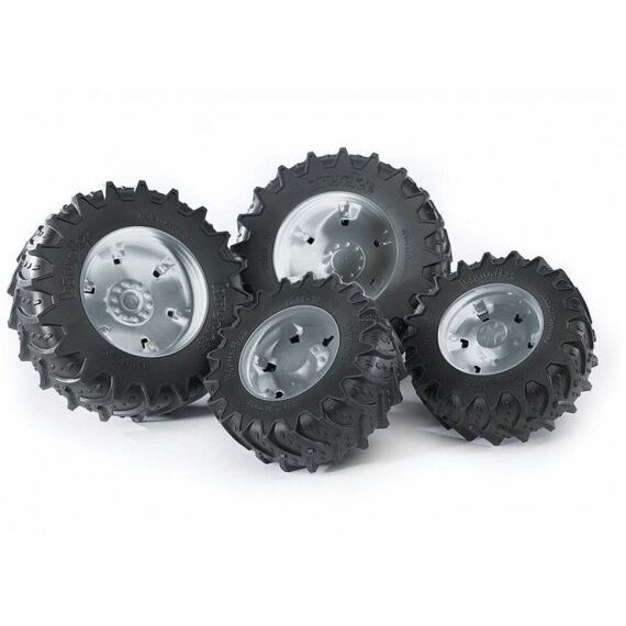 Aanbouwwielen zilver - Bruder 43317