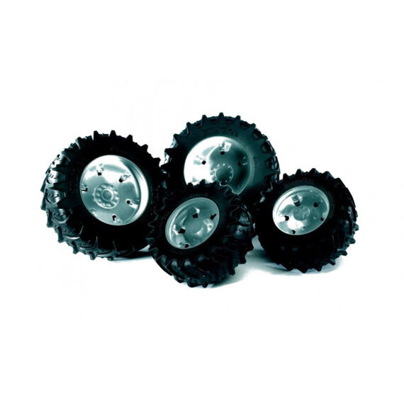 Extra wielen - zilver - Bruder 3317