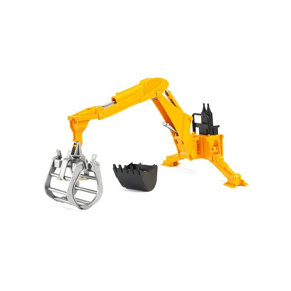 Graafmachine op aanhanger - Bruder 2338