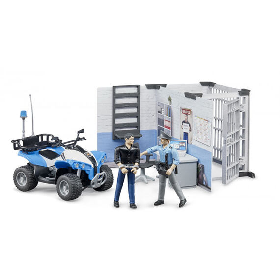 Politiebureau, quad en figuren - Bruder 62730