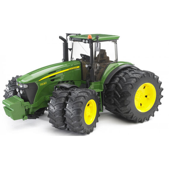 John Deere 7930 tractor+ extra wielen - Bruder 3052