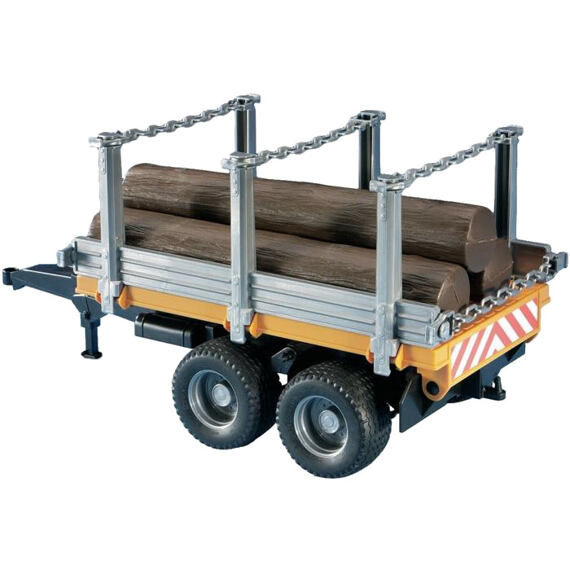 Houtwagen + 3 houtblokken - Bruder 2213