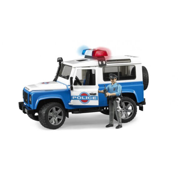 Land Rover Defender Politie - Bruder 2595