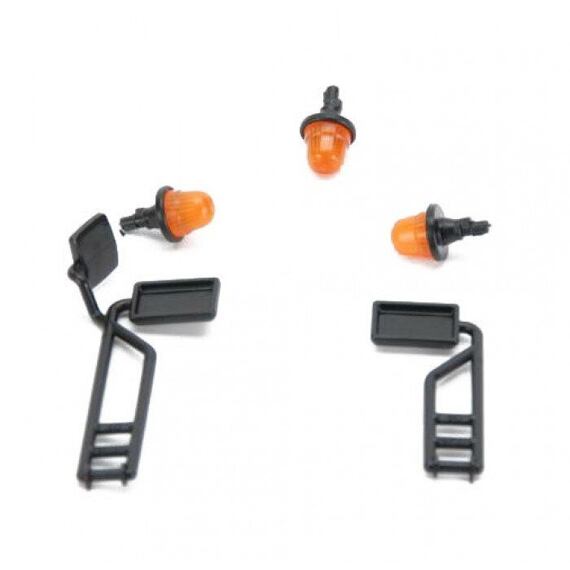 Spiegels en zwaailampen voor JD T670i - Bruder 42164