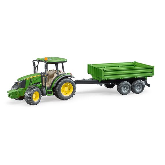 John Deere 5115M Tractor met wagen - Bruder 2108