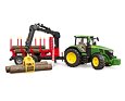John Deere 7R 350 met houtdrager - Bruder 3154
