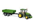 John Deere 5115M trekker met wagen - Bruder 2108