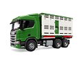 Scania dierentransporter met koe figuur - Bruder 3548