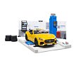 Tankstation, roadster en monteur - Bruder 62110