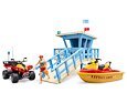 Kustwachttoren met quad, scooter en strandwacht - Bruder 62780