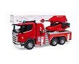 Scania brandweerwagen met ladder - Bruder 3591