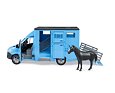 MB Sprinter voor dierentransport met paardenfiguur - Bruder 2674