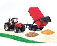 Massey Ferguson 7480 trekker met wagen - BRUDER 2045