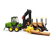 John Deere 1210E bosbouwtrekker - Bruder 2133
