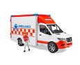 MB Sprinter ambulance met chauffeur - Bruder 2676