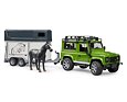 Land Rover Defender met paardendrager - Bruder 2592