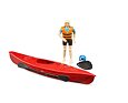Kajak met vrouwenfiguur - Bruder 63155