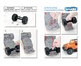 Vooras voor Jeep Cross Country - Bruder 42538