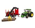 John Deere 7R 350 met houtdrager - Bruder 3154