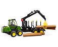 John Deere 1210E bosbouwtrekker - Bruder 2133