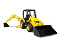 JCB MIDI CX trekker met voorlader en bak - Bruder 2427
