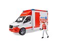 MB Sprinter ambulance met chauffeur - Bruder 2676