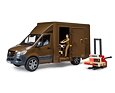MB Sprinter UPS met chauffeur en toebehoren - Bruder 2678