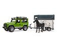 Land Rover Defender met paardendrager - Bruder 2592