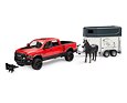Terreinwagen RAM 2500 + paardendrager - Bruder 2501