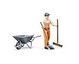 Gemeentewerker figuur - Bruder 62130