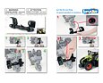 Vooras zonder wielen voor Claas, Case, Steyr en NH - Bruder 43304