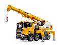 Scania vrachtwagen met Liebherr kraan - Bruder 3571