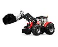 Massey Ferguson 7624 trekker met voorlader - BRUDER 3047