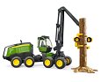 John Deere Harvester 1270G met stam - Bruder 2135