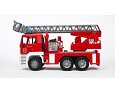 Vrachtwagen MAN met brandladder en sirene - Bruder 2771