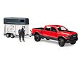 Terreinwagen RAM 2500 + paardendrager - Bruder 2501